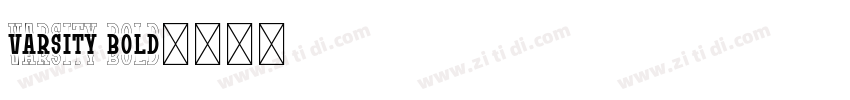 Varsity Bold字体转换